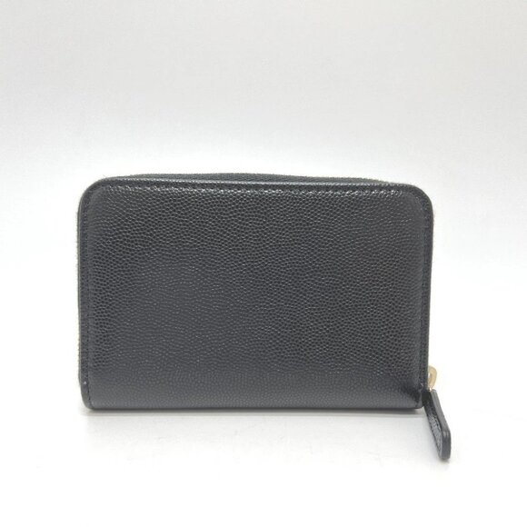 CHANEL AP4658 CC Mark Zip coin purse Long Wallet Caviar Leather Unused - Picture 2 of 9